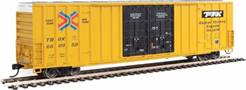 Walthers HO Scale 60' High Cube Box Car Trailer-Train/TBOX/Black TTX ...