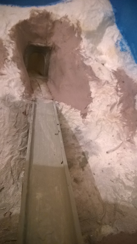 Trincea con gesso